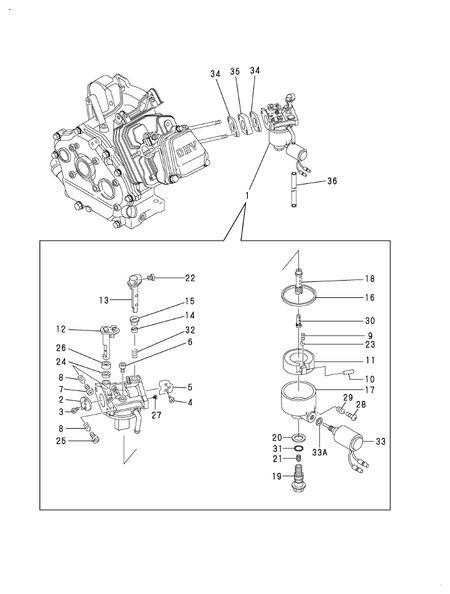 CARBURETOR (GA340SEHPSK)