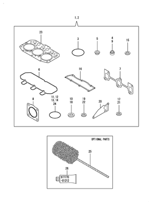 GASKET SET (3TNV70-GGE) GASKET SET (3TNV70-GGE)
