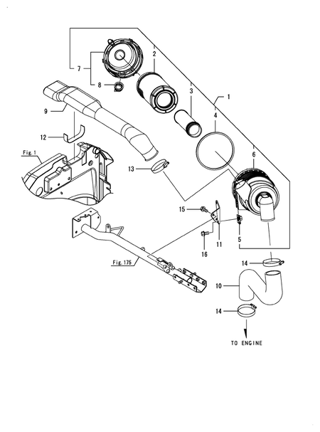 AIR CLEANER (YM347A-BR)