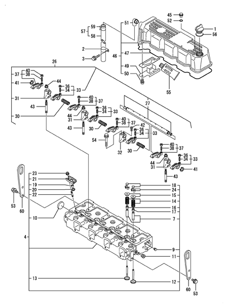 CYLINDER HEAD & BONNET (4TNE94-DBC) CYLINDER HEAD & BONNET (4TNE94-DBC)