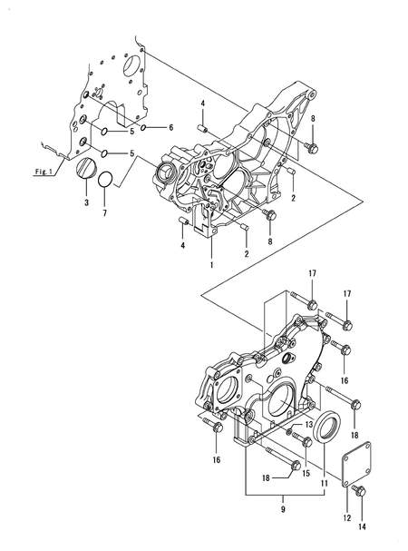 GEAR HOUSING (3TNV88C-DTR4)