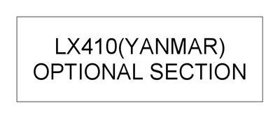 OPTIONAL SECTION (LX410(YANMAR)) OPTIONAL SECTION (LX410(YANMAR))
