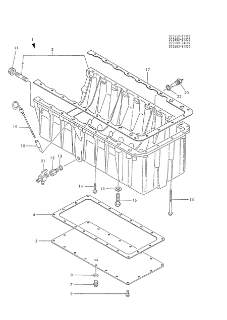 LUB. OIL SUMP (4T112TL-P)