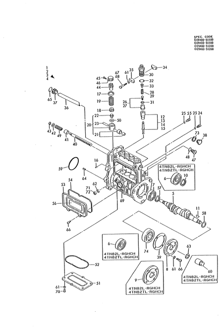 FUEL INJECTION PUMP (4TN82TL-RGB)
