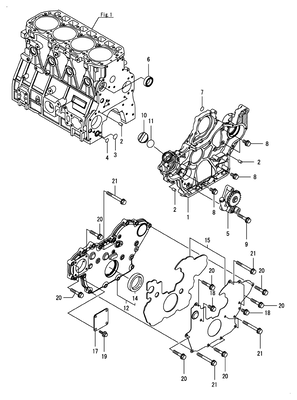 GEAR HOUSING (4TNV98CT-GGE) GEAR HOUSING (4TNV98CT-GGE)
