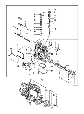 FUEL INJECTION PUMP (3TNM72-ASA) FUEL INJECTION PUMP (3TNM72-ASA)