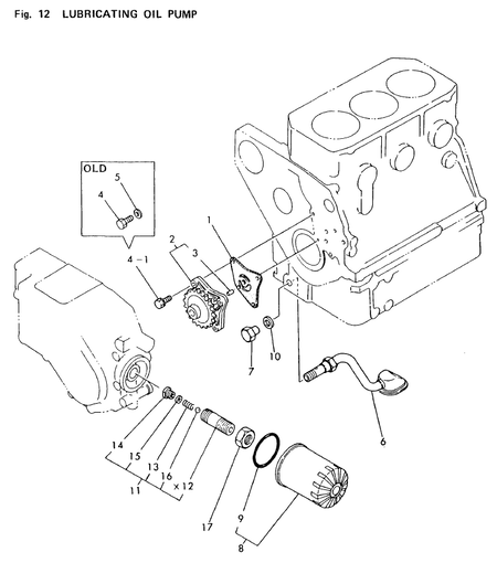 LUBRICATING OIL PUMP (3T75HA) LUBRICATING OIL PUMP (3T75HA)