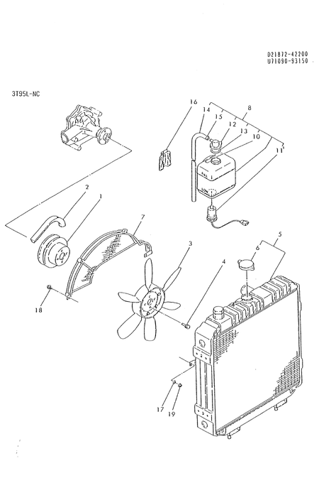 RADIATOR & FAN (4T95LT-NC)