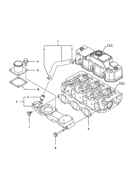 SUCTION MANIFOLD (3TNV88-ZMRBQ)