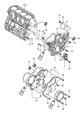 GEAR HOUSING (4TNV98-ZNSAD) GEAR HOUSING (4TNV98-ZNSAD)