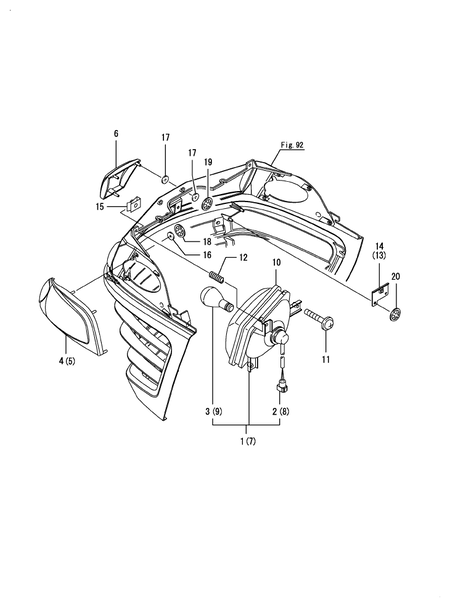 FRONT LAMPS (EX3200(CCY))
