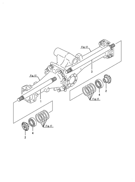 FRONT SHAFT(1 (EX450(YANMAR))