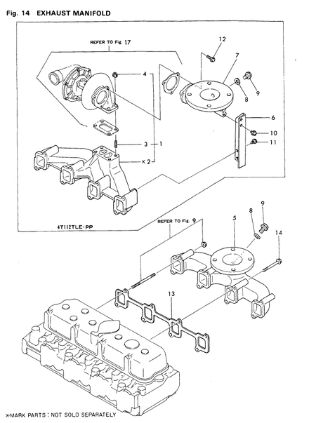 EXHAUST MANIFOLD (4T112TLE-PP)