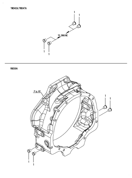 CAP(FLYWHEEL HOUSING) (YM347A)