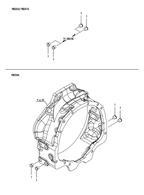 CAP(FLYWHEEL HOUSING) (YM342A)