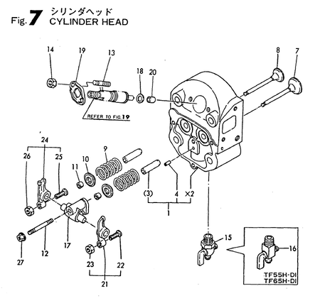 CYLINDER HEAD (TF65H-DI) CYLINDER HEAD (TF65H-DI)