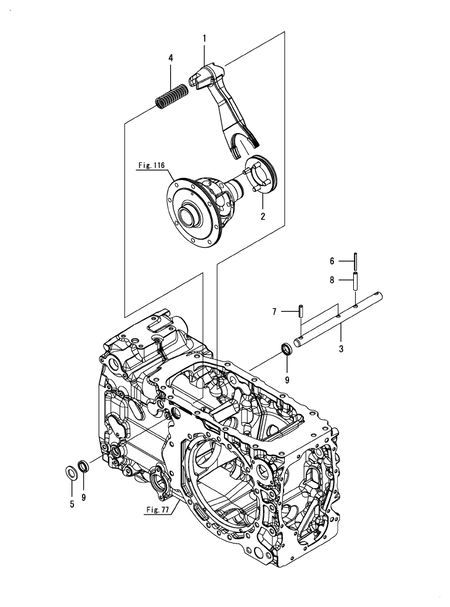 DIFFERENTIAL LOCK (YM347A)