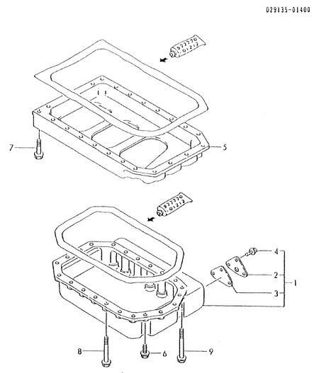 LUB. OIL SUMP (3TN84L-RFAVM) LUB. OIL SUMP (3TN84L-RFAVM)