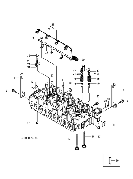 CYLINDER HEAD (4TN107FHT-2SSHA)