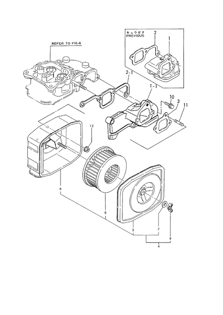 AIR CLEANER (YDP4E) AIR CLEANER (YDP4E)