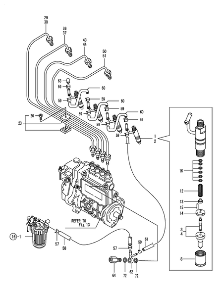 FUEL INJECTION VALVE (4TNE88-SA)