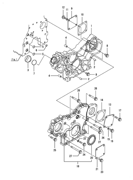 GEAR HOUSING (3TNV88C-DKTF)