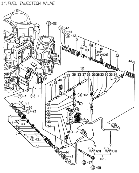 FUEL INJECTION VALVE (2V78-CA)