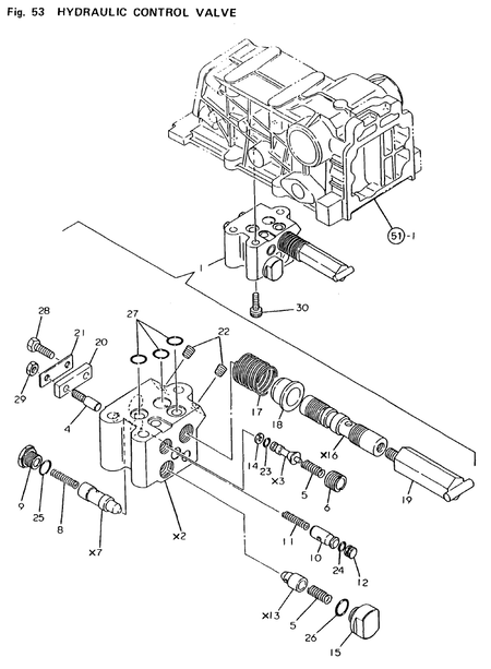 HYDRAULIC CONTROL VALVE (YM140D) HYDRAULIC CONTROL VALVE (YM140D)