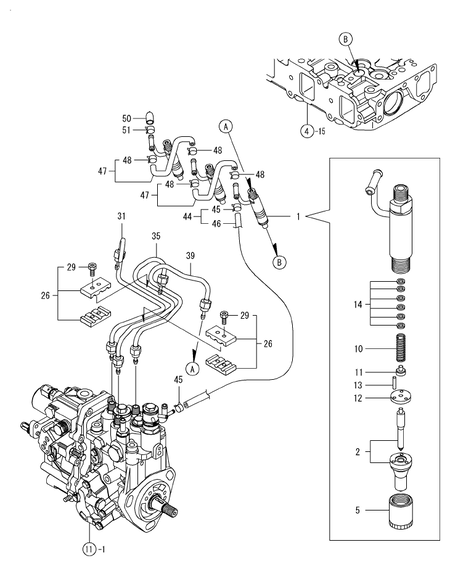 FUEL INJECTION VALVE (3TNV88-BDSA3)