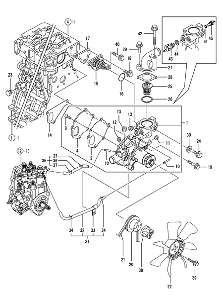 COOLING WATER SYSTEM (4TNV84-KLAN)