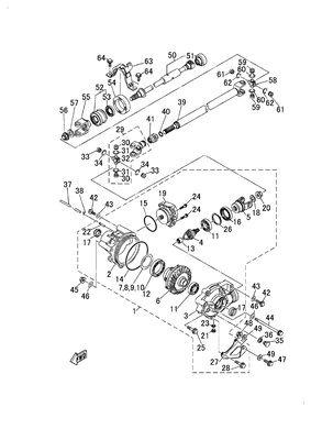 FRONT DIFFERENTIAL (YU700G(2018US)) FRONT DIFFERENTIAL (YU700G(2018US))