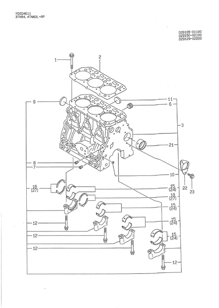 CYLINDER BLOCK (4TN82L-RP)