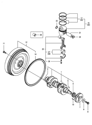 CRANKSHAFT & PISTON (TNM) CRANKSHAFT & PISTON (TNM)