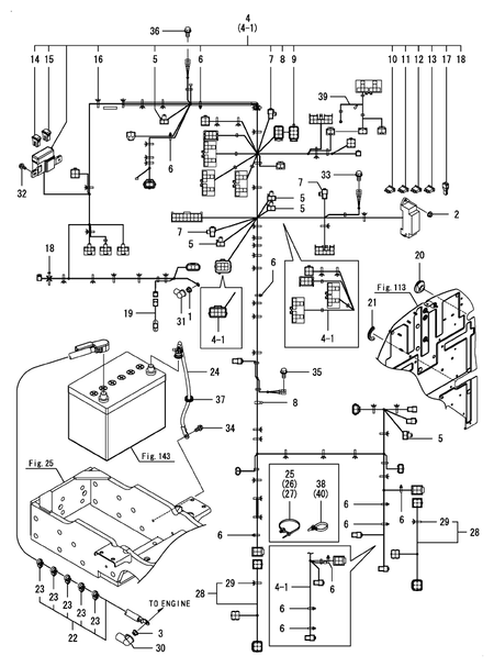 WIRE HARNESS (YM357A)