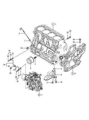LUB.OIL SYSTEM (4TNV98-ZGGE) LUB.OIL SYSTEM (4TNV98-ZGGE)