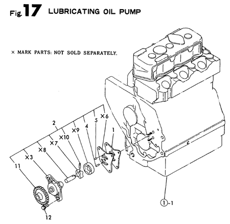 LUBRICATING OIL PUMP (3T72HA-A)