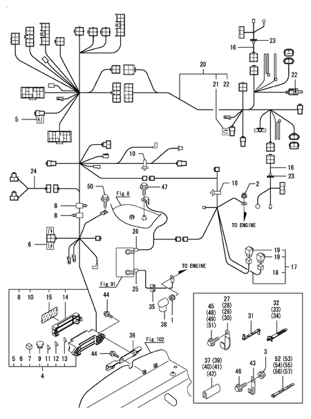 WIRE HARNESS (EX3200(YANMAR))