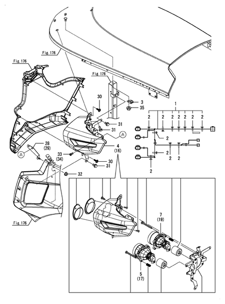 FRONT LAMP (YM347A-BR)