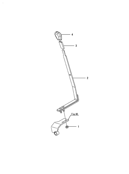 LIFT LEVER (LX410(YANMAR))