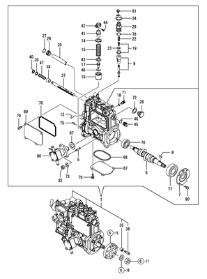 FUEL INJECTION PUMP (3TNM68-AMW) FUEL INJECTION PUMP (3TNM68-AMW)