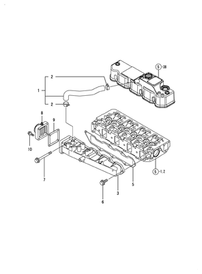 SUCTION MANIFOLD (4TNV88-DSA) SUCTION MANIFOLD (4TNV88-DSA)