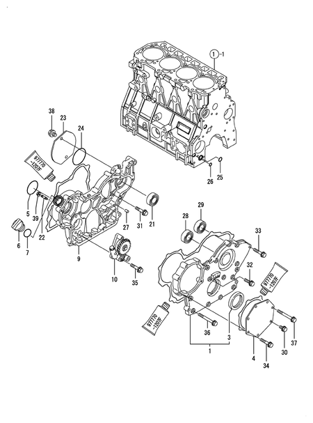 GEAR HOUSING (4TNE98-URTL)