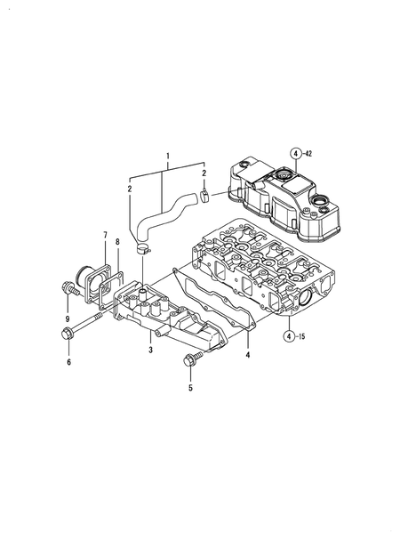 SUCTION MANIFOLD (3TNV88-BDSA3)