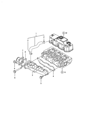 SUCTION MANIFOLD (3TNV88-BDSA3) SUCTION MANIFOLD (3TNV88-BDSA3)