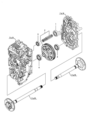 DIFFERENTIAL GEAR (SC2450(YANMAR))