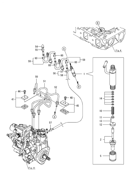 FUEL INJECTION VALVE (3TNV82A-BDSA)