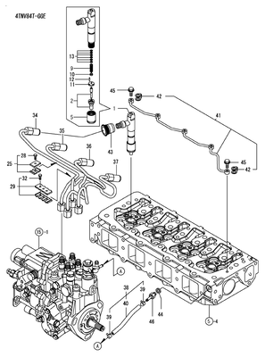 FUEL INJECTION VALVE (4TNV84T-DSA2) FUEL INJECTION VALVE (4TNV84T-DSA2)