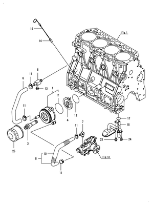 LUB. OIL SYSTEM (4TNV98CT-GGE) LUB. OIL SYSTEM (4TNV98CT-GGE)