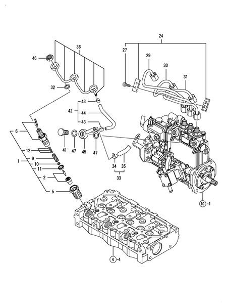 FUEL INJECTION VALVE (3TNM68-ASA3)