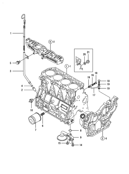 LUB.OIL SYSTEM (4TNE98-URTLD)